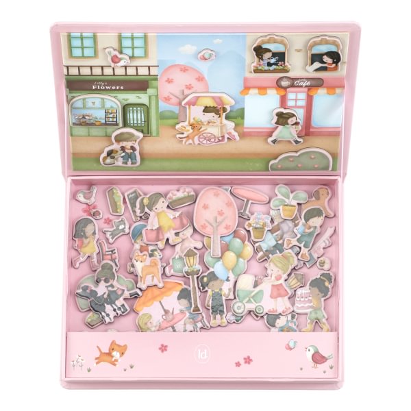 Little Dutch – Magnetic Playboard – Rosa’s Shopping - Mabel & Fox