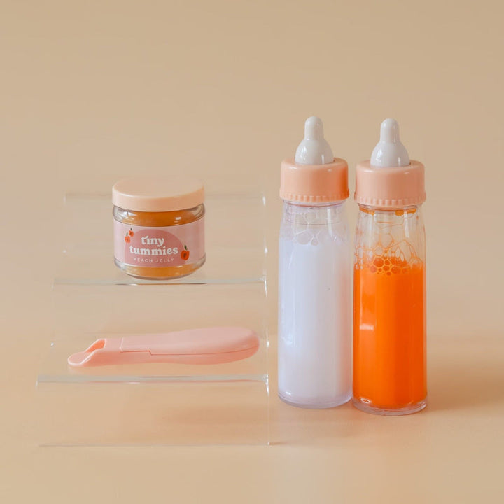 Tiny Harlow - Tiny Tummies - Magic Milk and Juice Bottle Set - Mabel & Fox