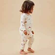 Baby Mori -Clever Zip Sleepsuit - Jolly Journey - Mabel & Fox