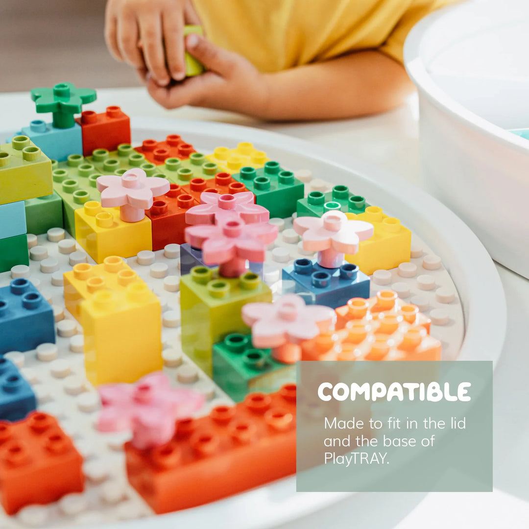 Inspire My Play - Building Block Mat - Stone - Mabel & Fox
