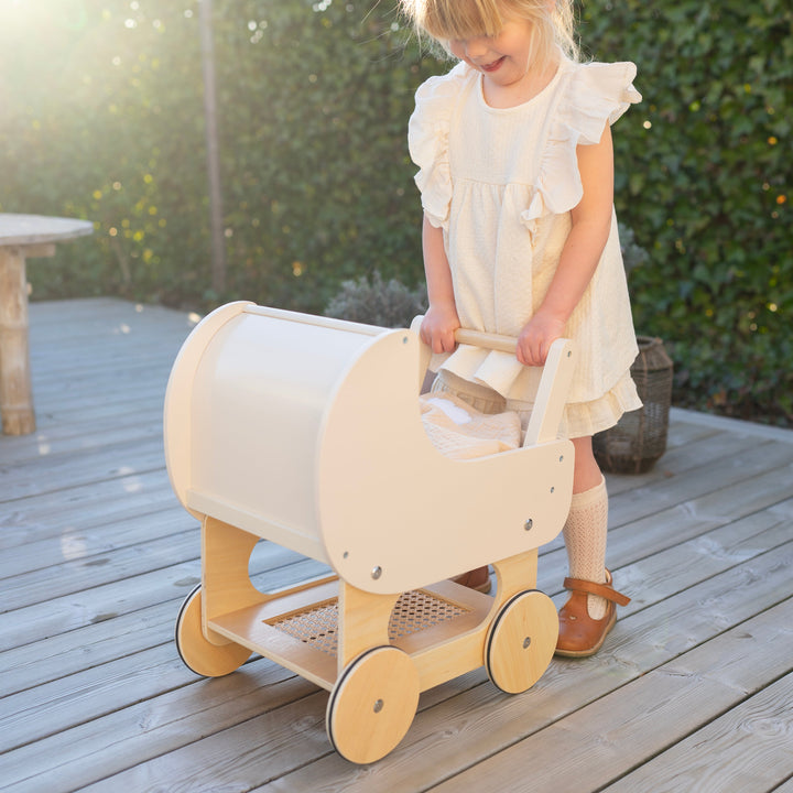 Jabadabado - Dolls Wagon - White - Mabel & Fox