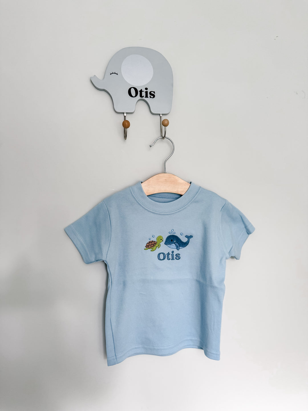 Jabadabado - Personalised Wall Hanger - Safari Elephant - Mabel & Fox