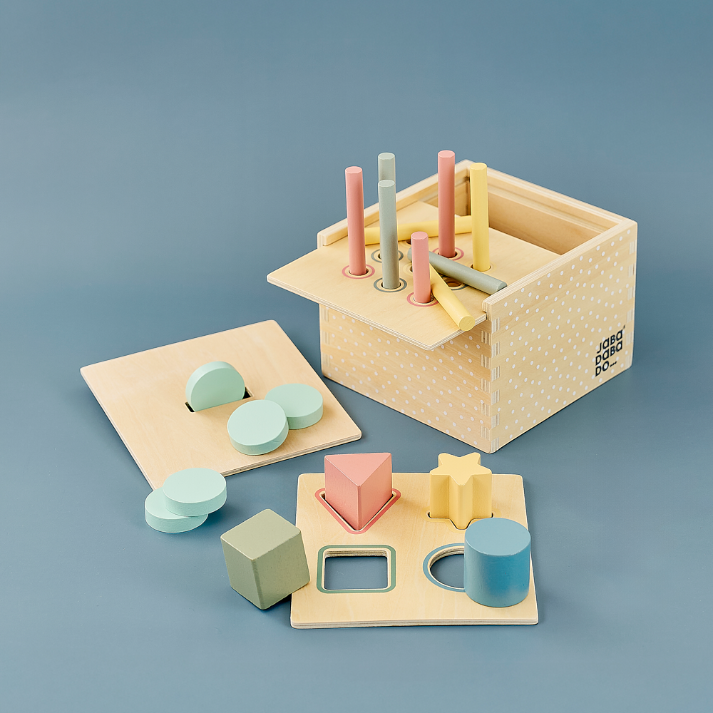 Jabadabado - Play and Learn Box - 12-18 Months - Mabel & Fox
