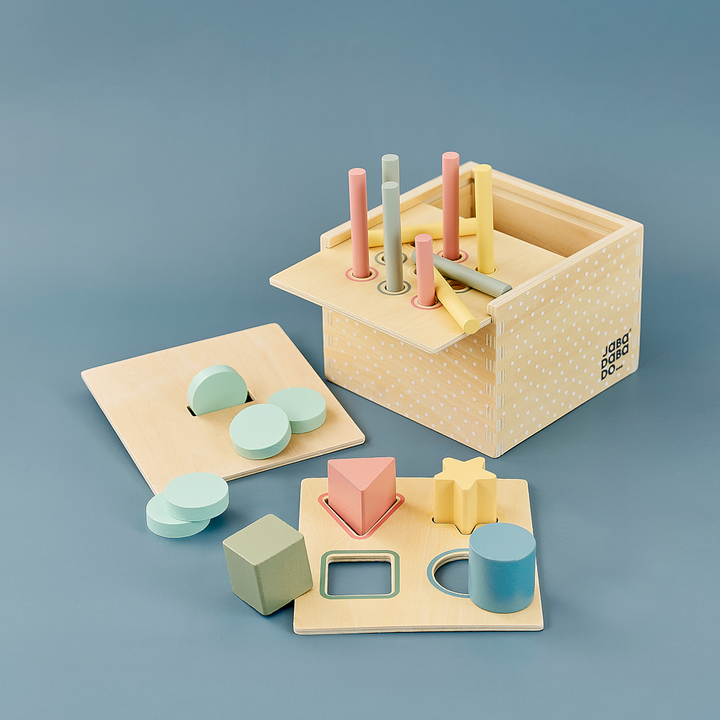 Jabadabado - Play and Learn Box - 12-18 Months - Mabel & Fox