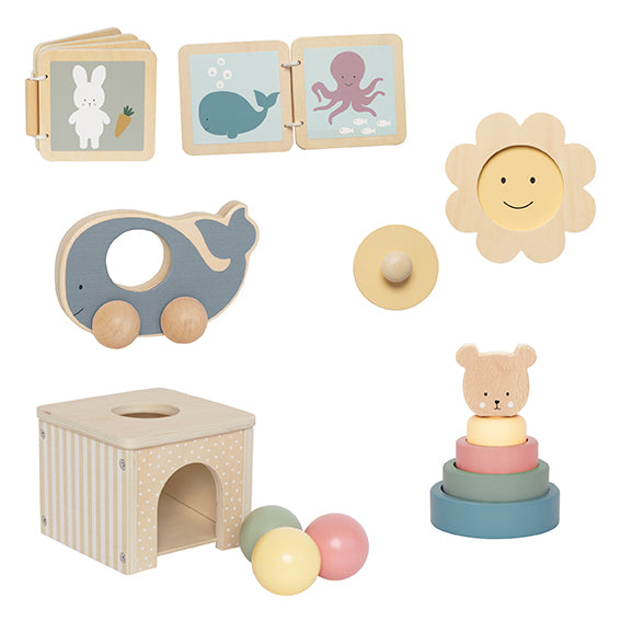 Jabadabado - Play and Learn Box - 6-12 Months - Mabel & Fox