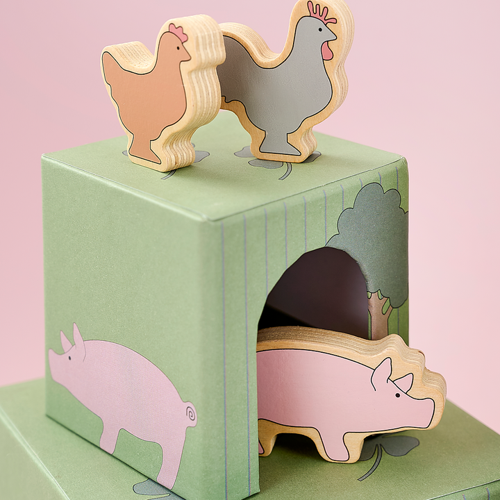 Jabadabado - Stacking Animals - Mabel & Fox