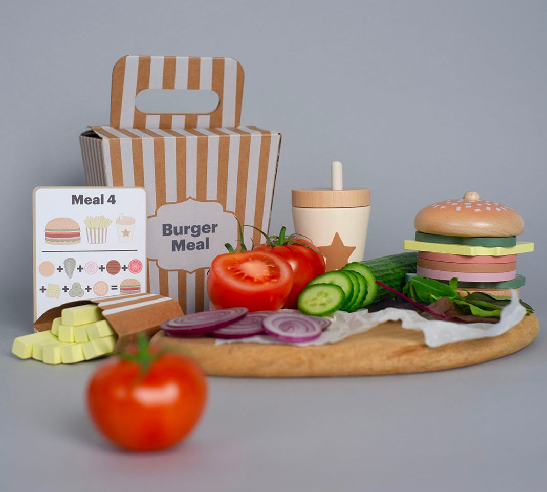 Jabadabado - Stacking Burger Set - Mabel & Fox