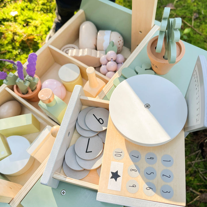 Jabadabado - Wooden Market Stand - Mabel & Fox