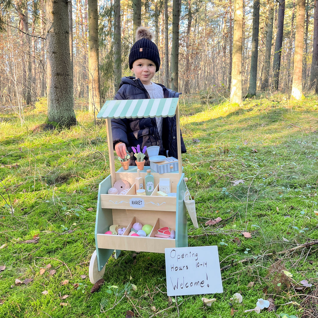 Jabadabado - Wooden Market Stand - Mabel & Fox