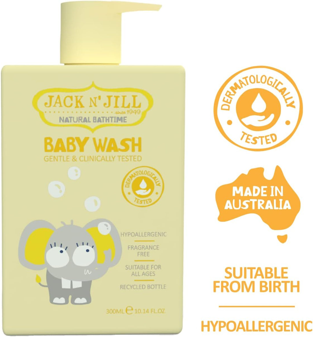 Jack N' Jill - Baby Wash - Natural 300ml - Mabel & Fox