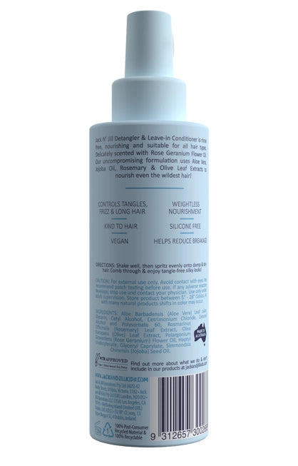 Jack N' Jill - Detangler & Leave-In Conditioner - Natural 200ml - Mabel & Fox