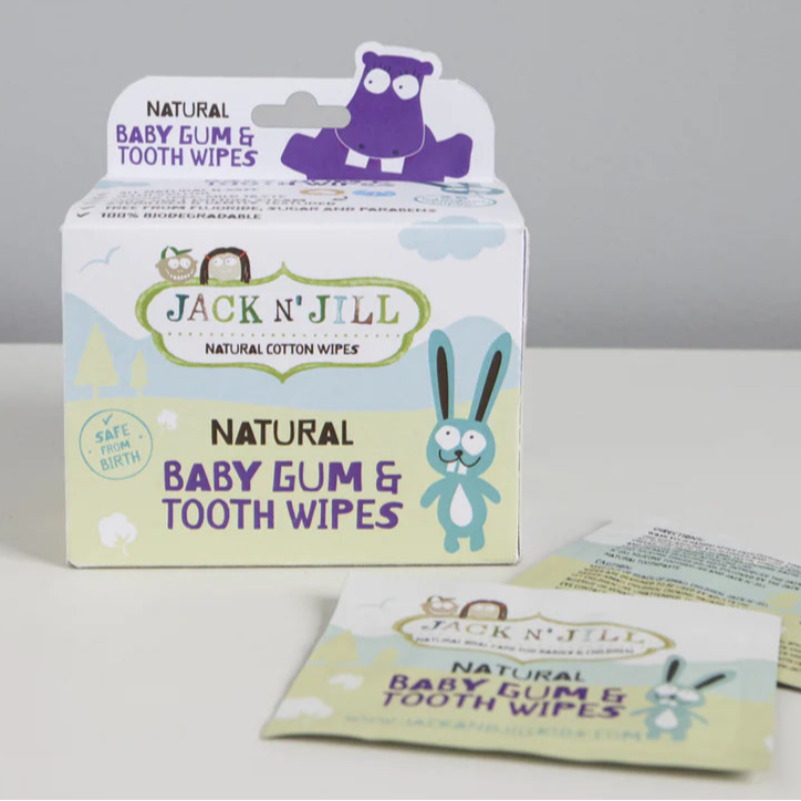 Jack N' Jill - Natural Baby Gum & Tooth Wipes - Mabel & Fox