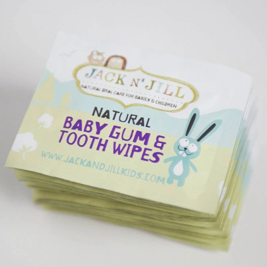 Jack N' Jill - Natural Baby Gum & Tooth Wipes - Mabel & Fox