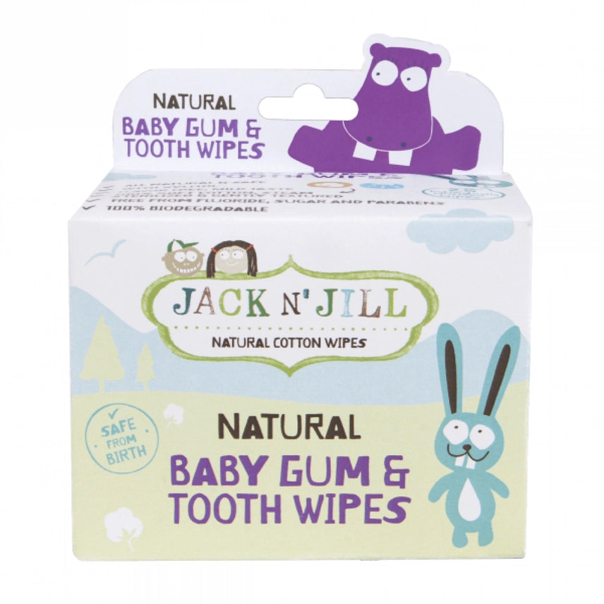 Jack N' Jill - Natural Baby Gum & Tooth Wipes - Mabel & Fox