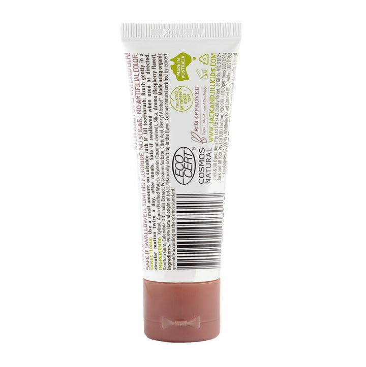 Jack N' Jill - Natural Toothpaste - Raspberry - Mabel & Fox