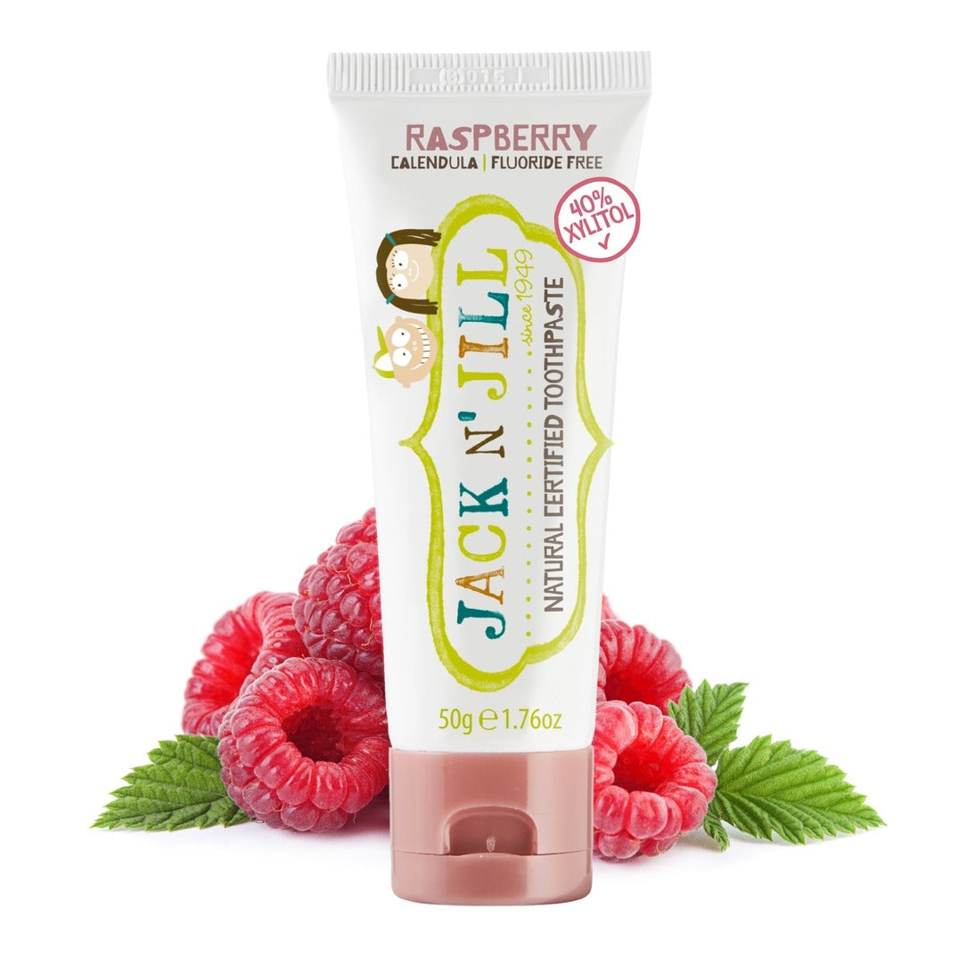 Jack N' Jill - Natural Toothpaste - Raspberry - Mabel & Fox