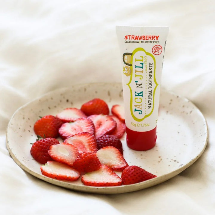Jack N' Jill - Natural Toothpaste - Strawberry - Mabel & Fox