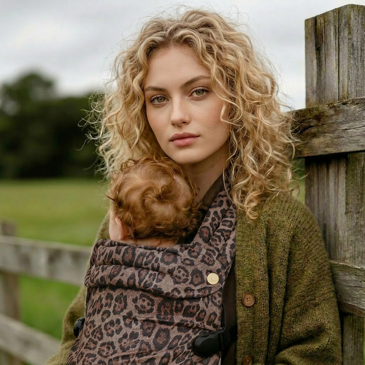 Nomad Air Animal Print Baby Carrier - Jaguar - Mabel & Fox