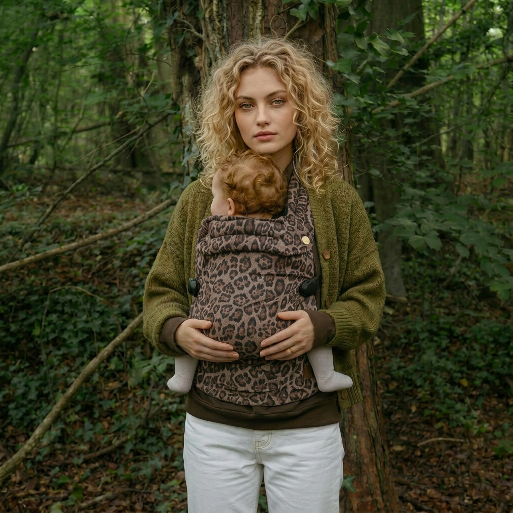 Nomad Air Animal Print Baby Carrier - Jaguar - Mabel & Fox