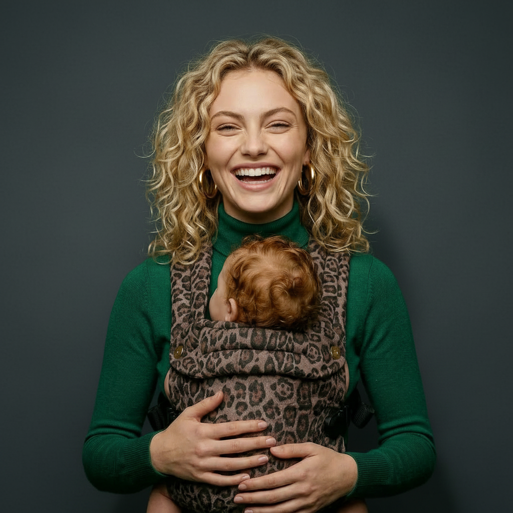 Nomad Air Animal Print Baby Carrier - Jaguar - Mabel & Fox