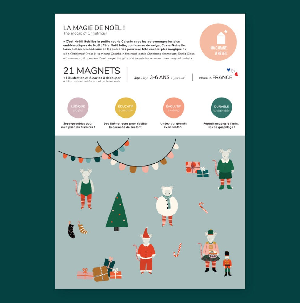 Ma Cabane À Rêves - Magnetic Game - The Magic Of Christmas