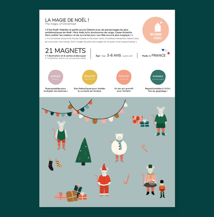 Ma Cabane À Rêves - Magnetic Game - The Magic Of Christmas