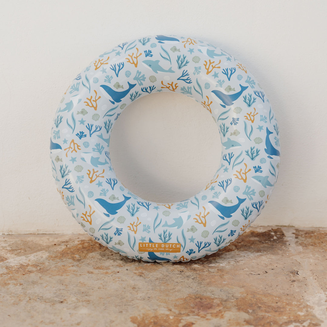 Little Dutch - Swim Ring - Ocean Dreams Blue - Mabel & Fox