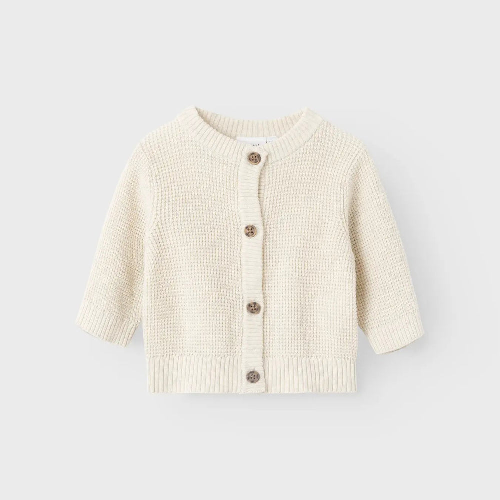 Name It - Knit Cardigan - Cream - Mabel & Fox