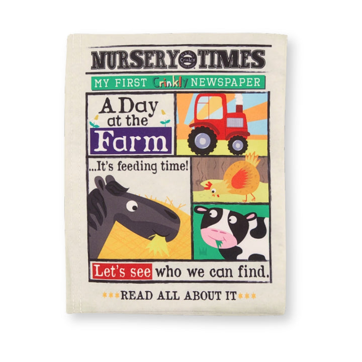 Jo & Nic's Crinkly Cloth Books - Farm Animals - Mabel & Fox