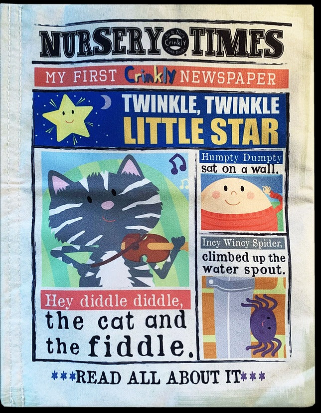 Jo & Nic's Crinkly Cloth Books - Nursery Rhymes - Mabel & Fox