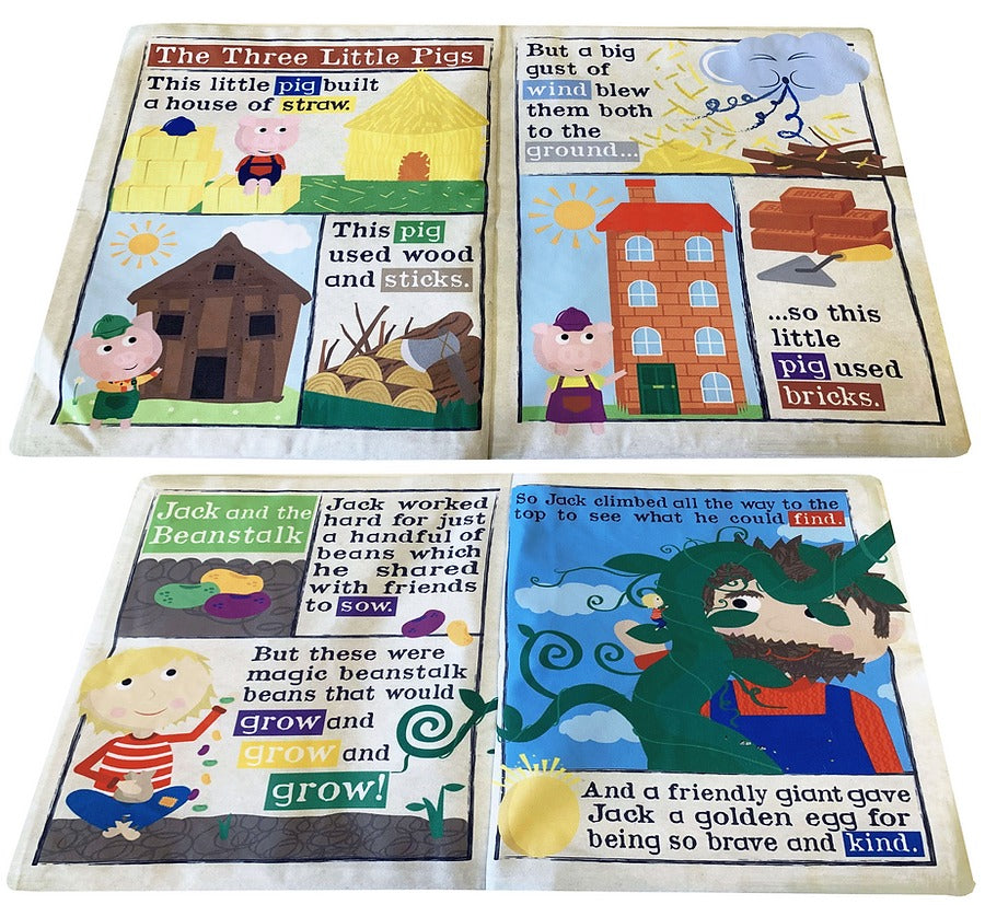 Jo & Nic's Crinkly Cloth Books - Three Little Tales - Mabel & Fox