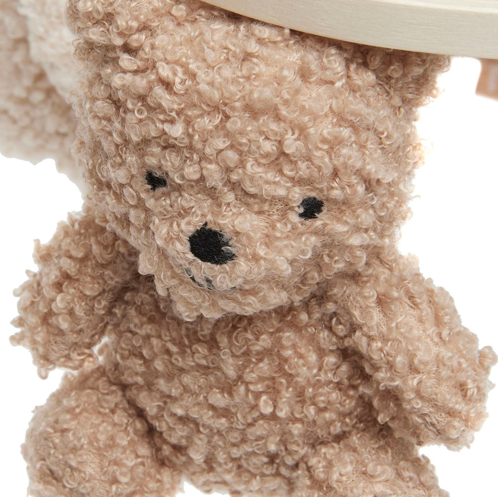 Jollein - Baby Cot Mobile - Teddy Bear Natural / Biscuit - Mabel & Fox