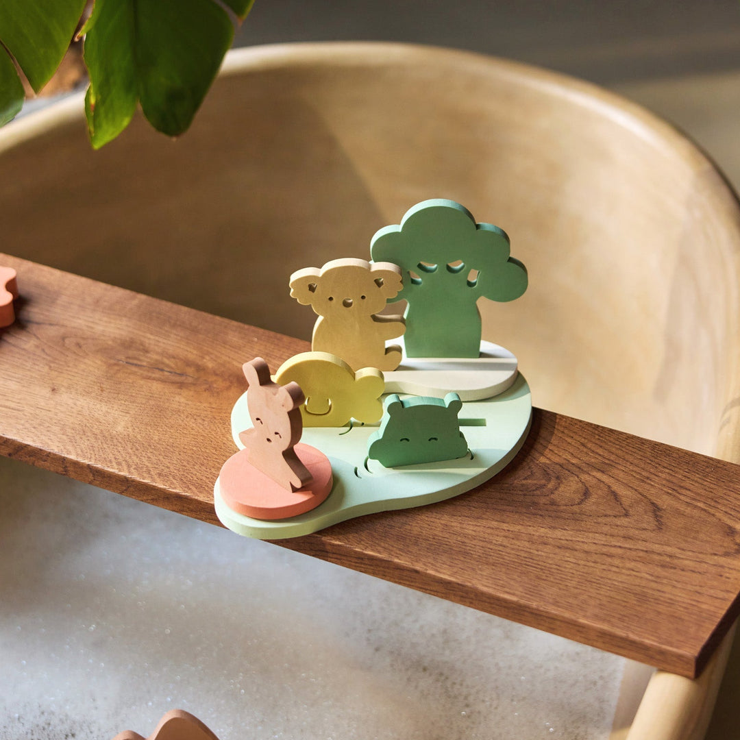 Jollein - Bath Foam Playset - Kangaroots - Mabel & Fox