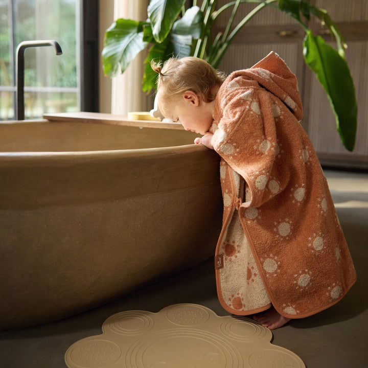 Jollein – Bath Poncho Terry – Jacquard - Sun - Mabel & Fox