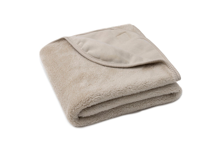 Jollein - Blanket Cradle - 75x100cm - Basic Jersey/Sherpa - Warm Sand - Mabel & Fox