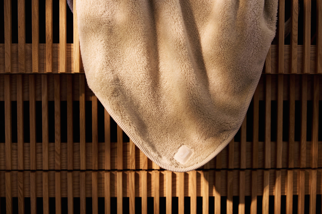 Jollein - Blanket Cradle - 75x100cm - Basic Jersey/Sherpa - Warm Sand - Mabel & Fox