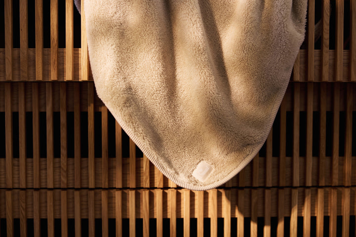 Jollein - Blanket Cradle - 75x100cm - Basic Jersey/Sherpa - Warm Sand - Mabel & Fox