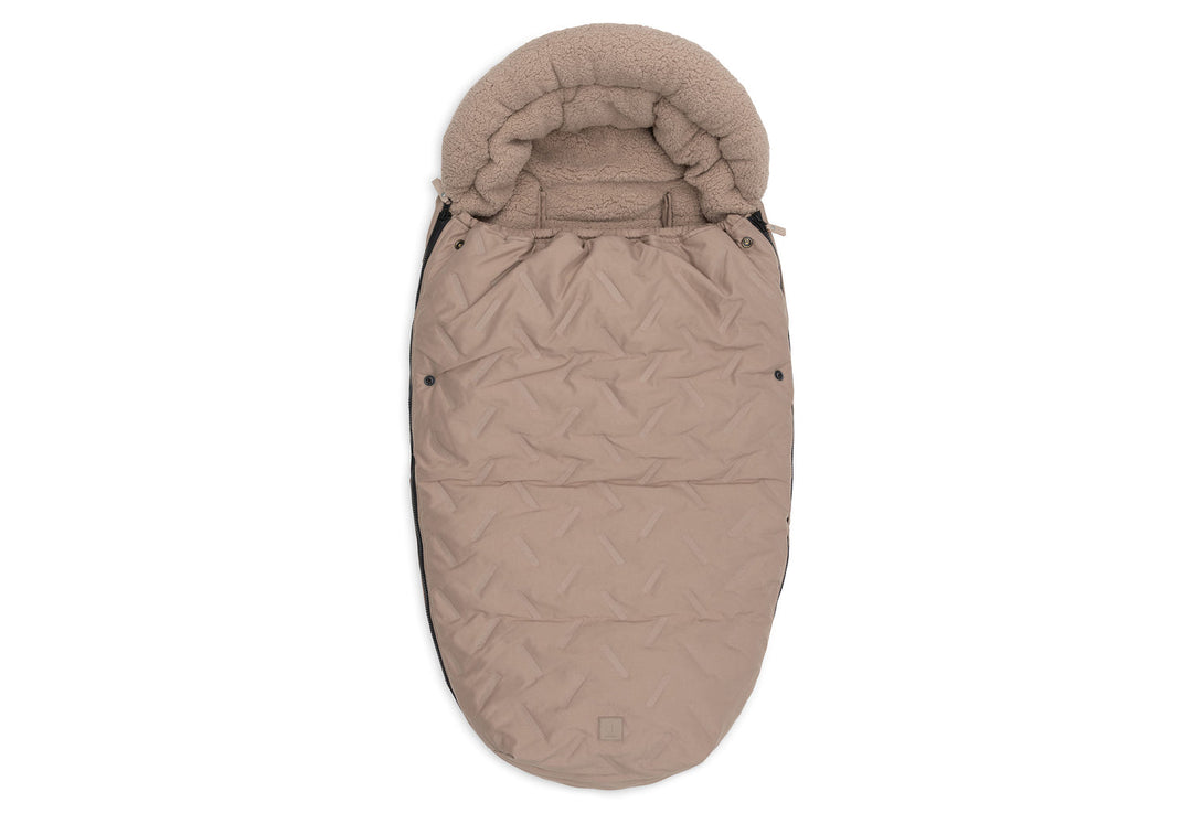 Jollein - Buggy Footmuff - Milky Coffee - Mabel & Fox