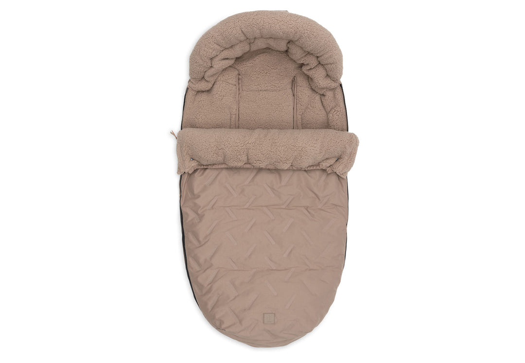 Jollein - Buggy Footmuff - Milky Coffee - Mabel & Fox