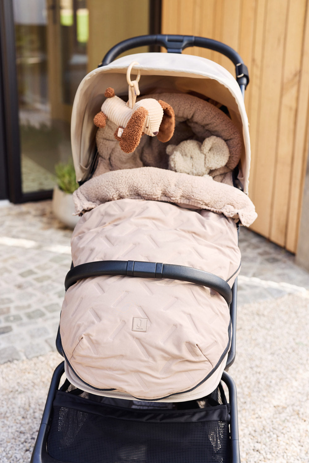 Jollein - Buggy Footmuff - Milky Coffee - Mabel & Fox