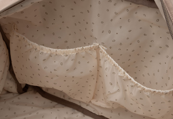 Jollein - Changing Bag - Embossed Milky Coffee - Mabel & Fox