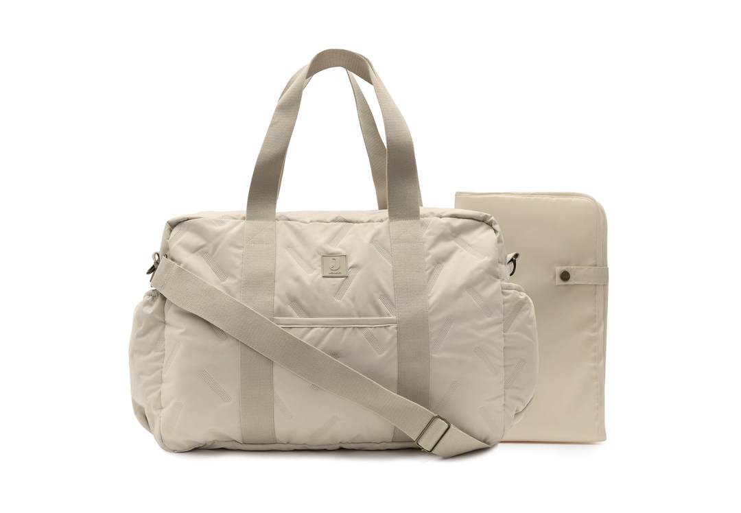 Jollein - Changing Bag - Embossed Sand - Mabel & Fox