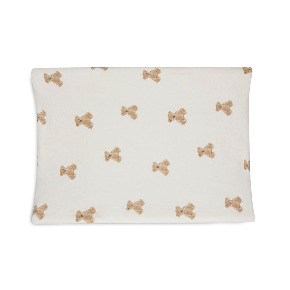 Jollein - Changing Mat Cover Jersey - Teddy Bear - Mabel & Fox