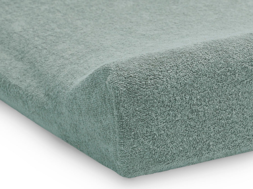 Jollein - Changing Mat Cover Terry - Ash Green (2 Pack) - Mabel & Fox