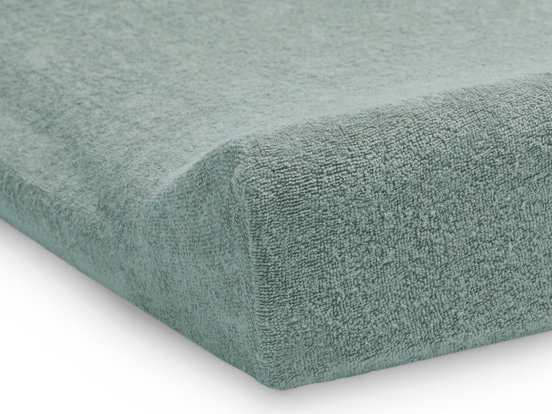 Jollein - Changing Mat Cover Terry - Ash Green (2 Pack) - Mabel & Fox