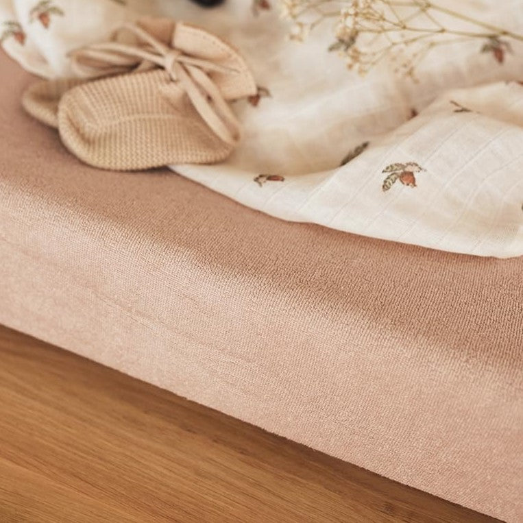 Jollein - Changing Mat Cover Terry - Wild Rose (2 Pack) - Mabel & Fox