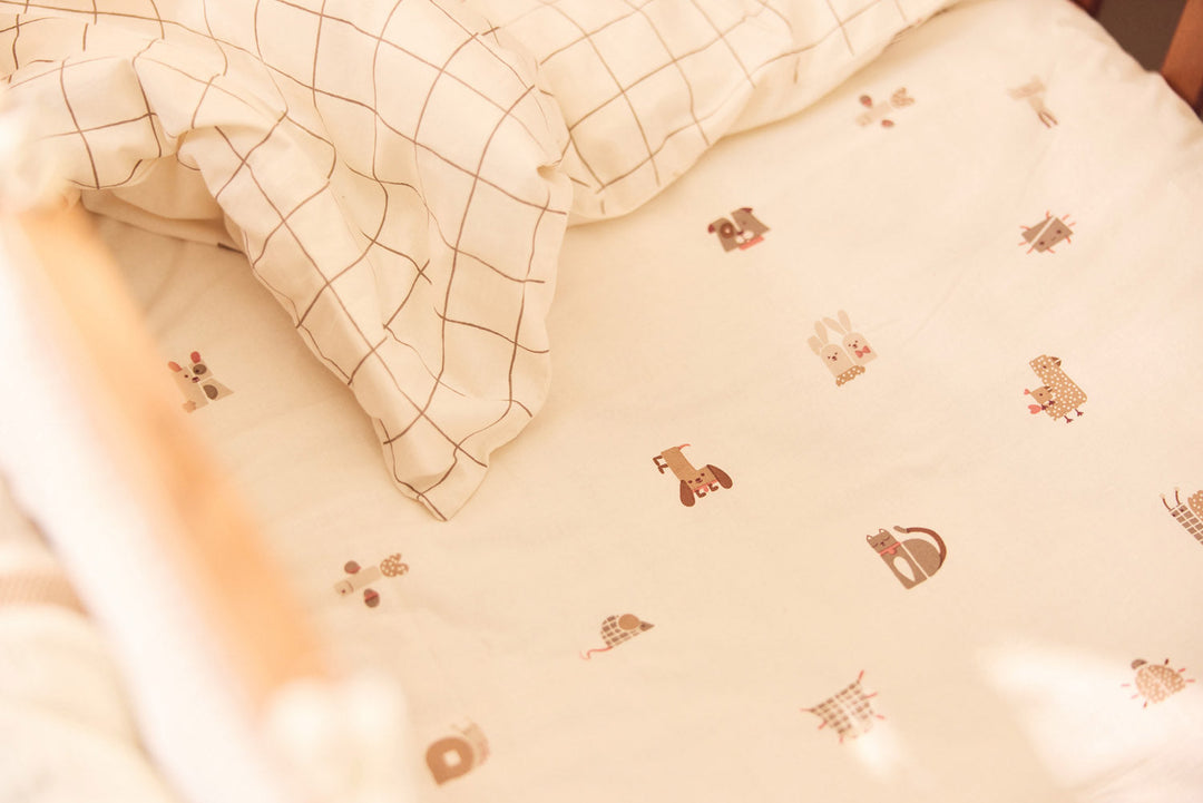 Jollein - Duvet Cover Set - Animal Friends- 100 x 140 cm - Mabel & Fox