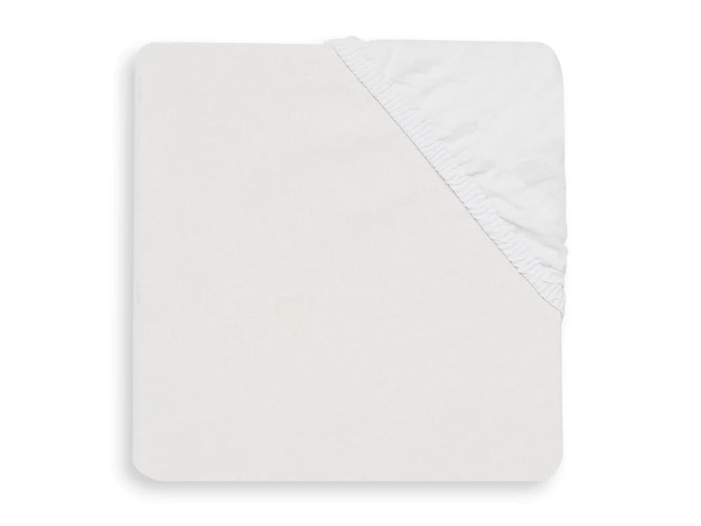 Jollein - Fitted Sheet 60x120cm - White (2 Pack)