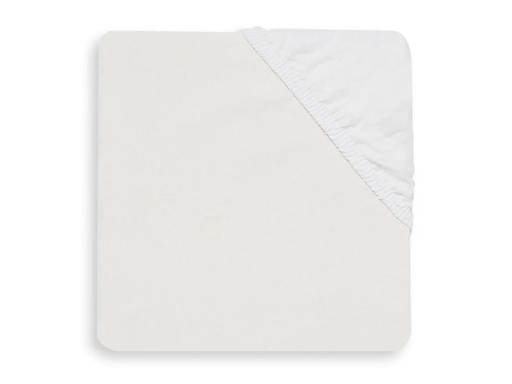 Jollein - Fitted Sheet 60x120cm - White - Mabel & Fox