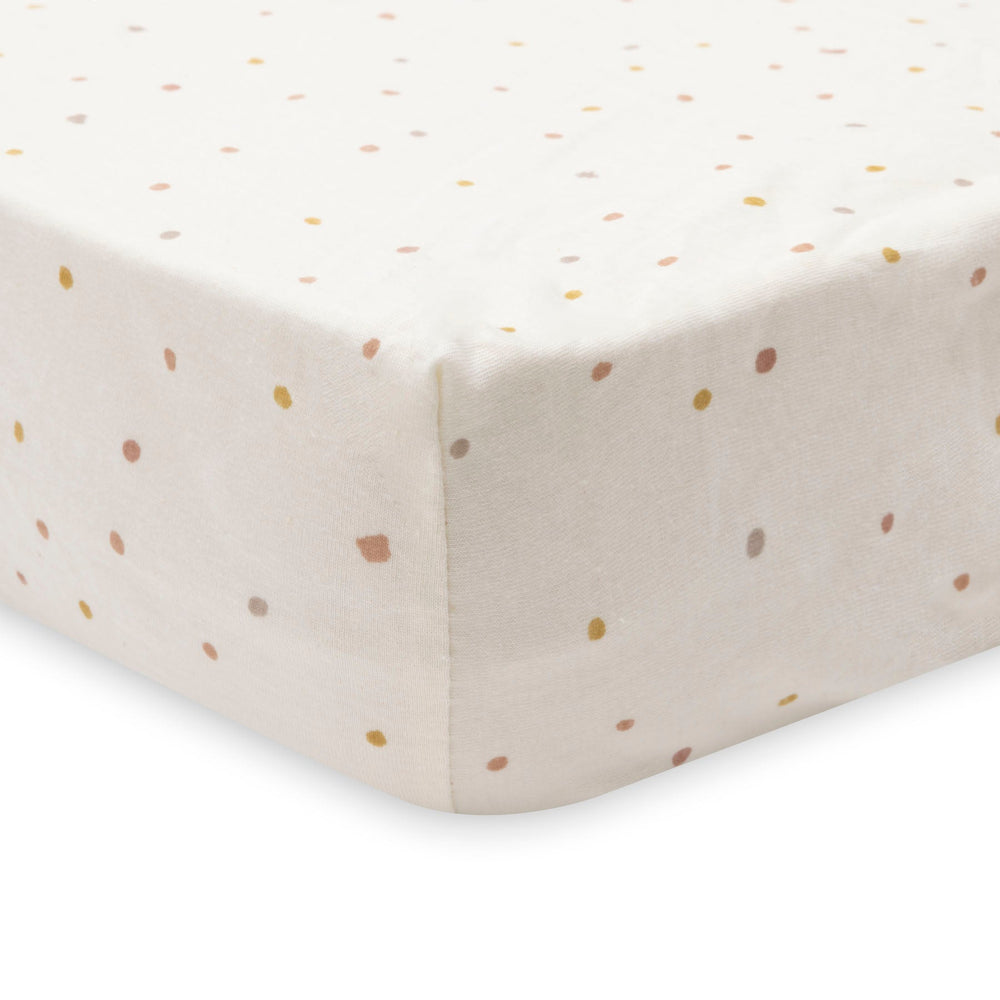 Jollein - Fitted Sheet Jersey 60x120cm - Kangaroots - Mabel & Fox